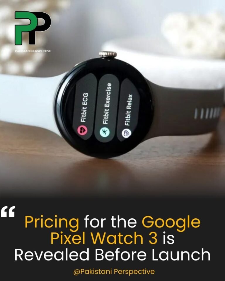 Pricing for the Google Pixel Watch 3